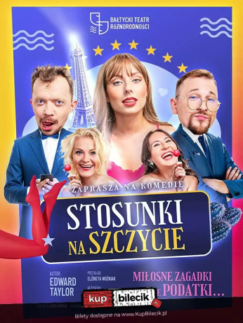 Gdynia Wydarzenie Spektakl Stosunki na szczycie - Bałtycki Teatr Różnorodności