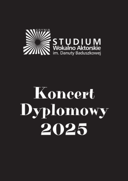 Gdynia Wydarzenie Koncert Koncert dyplomowy 2025