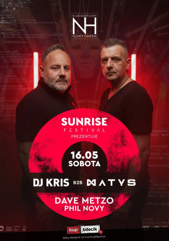 Gdynia Wydarzenie Koncert Sunrise Festival prezentuje Kris B2B Matys