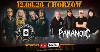 ORGASMATRON - Motörhead & Lemmy Tribute + PARANOIC - Ozzy & Black Sabbath Tribute | Chorzów | 12.06.