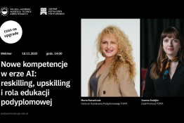 Wydarzenie Nauka i Edukacja „Czas na upgrade" ruszają darmowe webinary PJATK