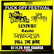 Gdańsk Wydarzenie Koncert Łydka Grubasa, Pull The Wire, Twoyastara Of Death, Transgresja, 4 Dziki, Leniwiec
